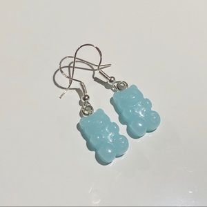 Blue Gummy Bear Earrings